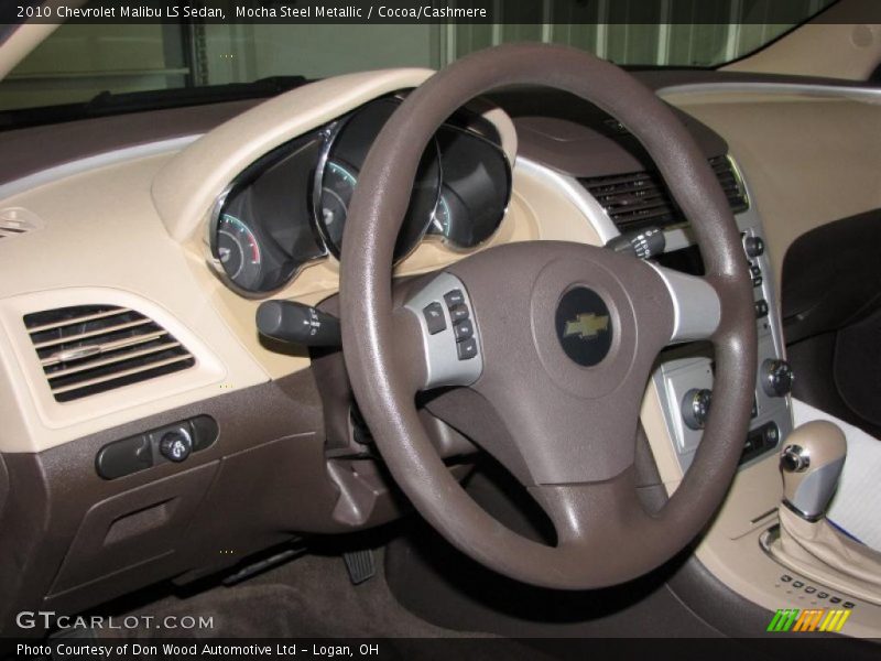 Mocha Steel Metallic / Cocoa/Cashmere 2010 Chevrolet Malibu LS Sedan