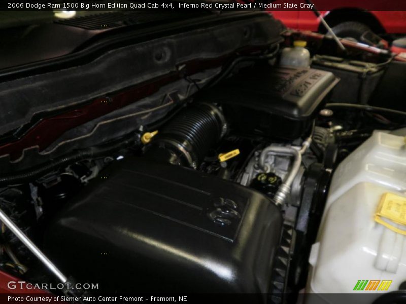 Inferno Red Crystal Pearl / Medium Slate Gray 2006 Dodge Ram 1500 Big Horn Edition Quad Cab 4x4