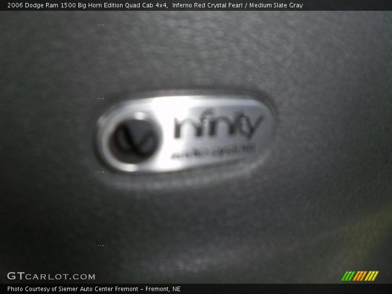 Inferno Red Crystal Pearl / Medium Slate Gray 2006 Dodge Ram 1500 Big Horn Edition Quad Cab 4x4