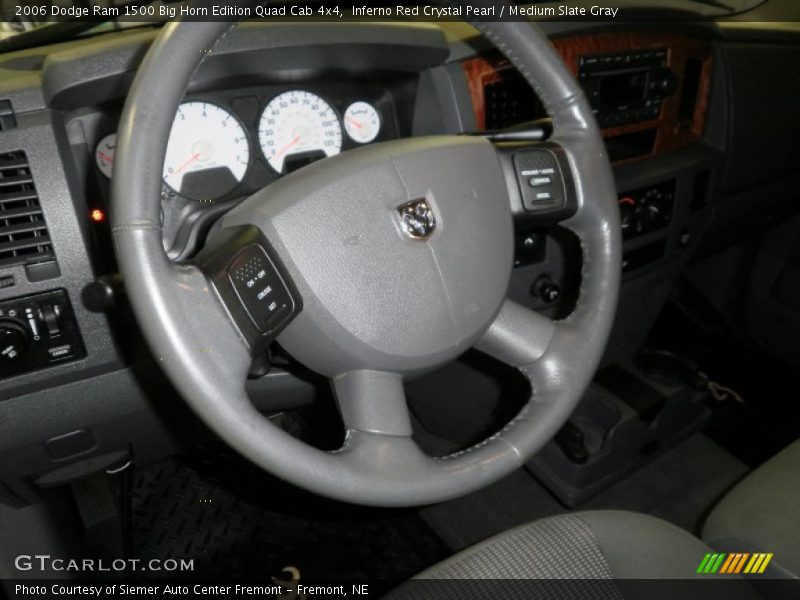 Inferno Red Crystal Pearl / Medium Slate Gray 2006 Dodge Ram 1500 Big Horn Edition Quad Cab 4x4
