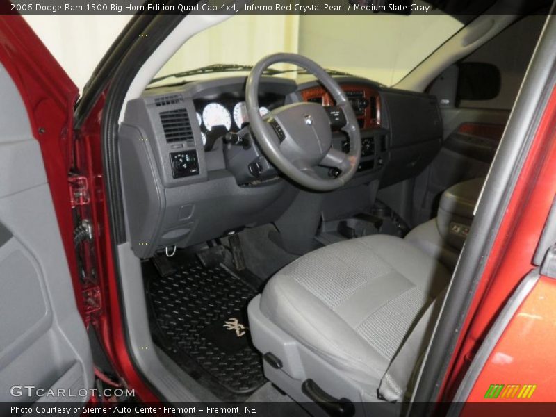 Inferno Red Crystal Pearl / Medium Slate Gray 2006 Dodge Ram 1500 Big Horn Edition Quad Cab 4x4