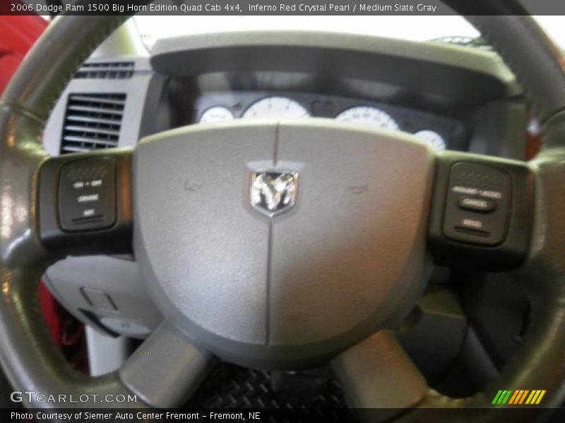 Inferno Red Crystal Pearl / Medium Slate Gray 2006 Dodge Ram 1500 Big Horn Edition Quad Cab 4x4