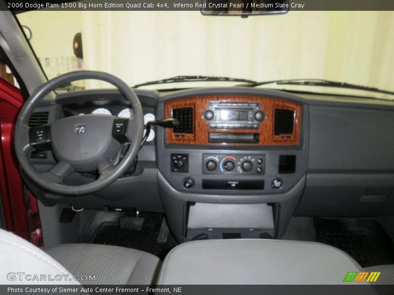 Inferno Red Crystal Pearl / Medium Slate Gray 2006 Dodge Ram 1500 Big Horn Edition Quad Cab 4x4