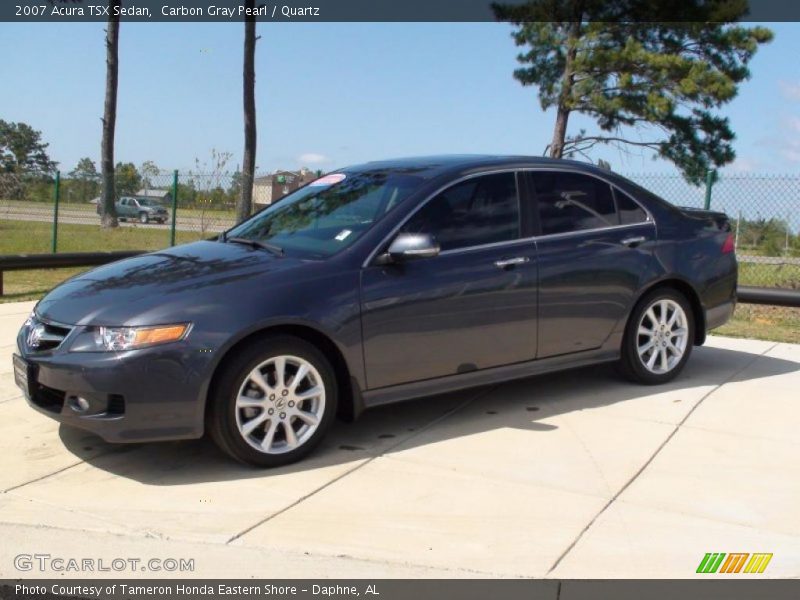 Carbon Gray Pearl / Quartz 2007 Acura TSX Sedan