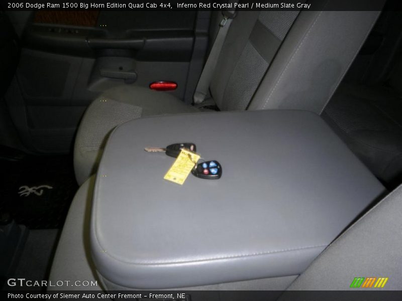 Inferno Red Crystal Pearl / Medium Slate Gray 2006 Dodge Ram 1500 Big Horn Edition Quad Cab 4x4