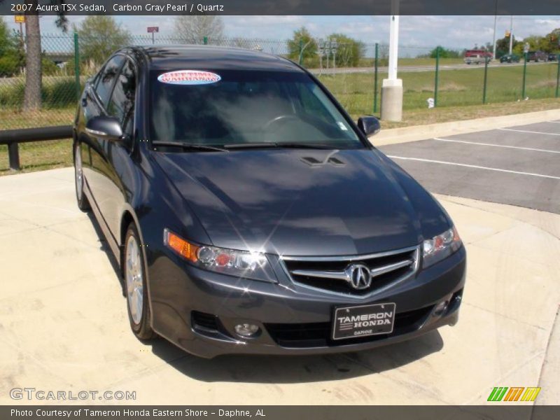 Carbon Gray Pearl / Quartz 2007 Acura TSX Sedan