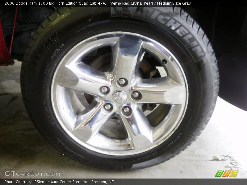 Inferno Red Crystal Pearl / Medium Slate Gray 2006 Dodge Ram 1500 Big Horn Edition Quad Cab 4x4