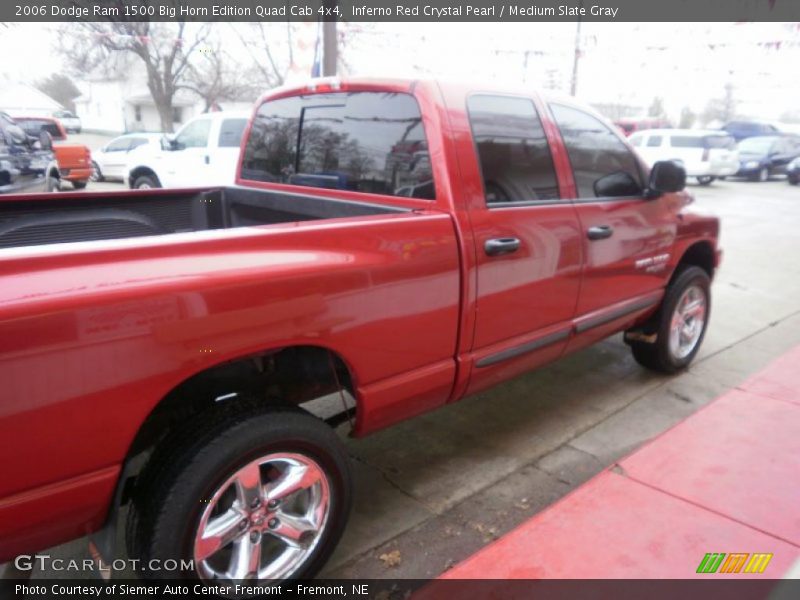 Inferno Red Crystal Pearl / Medium Slate Gray 2006 Dodge Ram 1500 Big Horn Edition Quad Cab 4x4