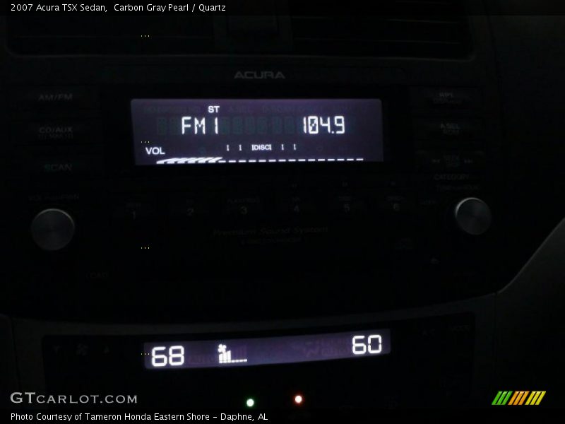 Carbon Gray Pearl / Quartz 2007 Acura TSX Sedan