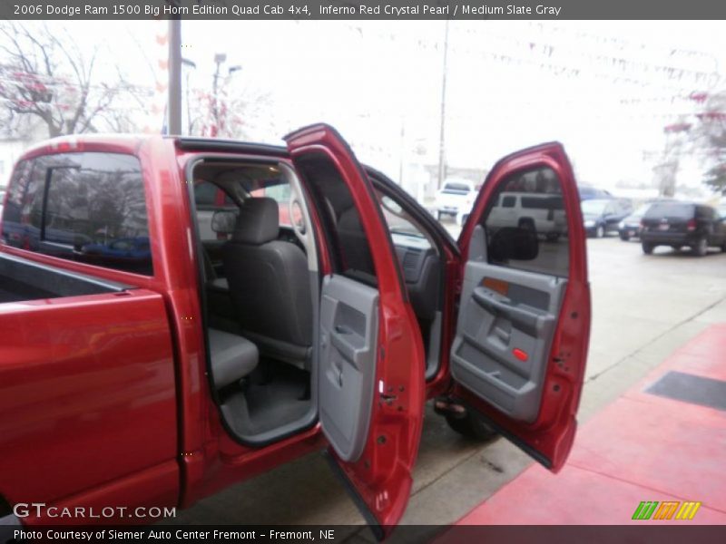 Inferno Red Crystal Pearl / Medium Slate Gray 2006 Dodge Ram 1500 Big Horn Edition Quad Cab 4x4