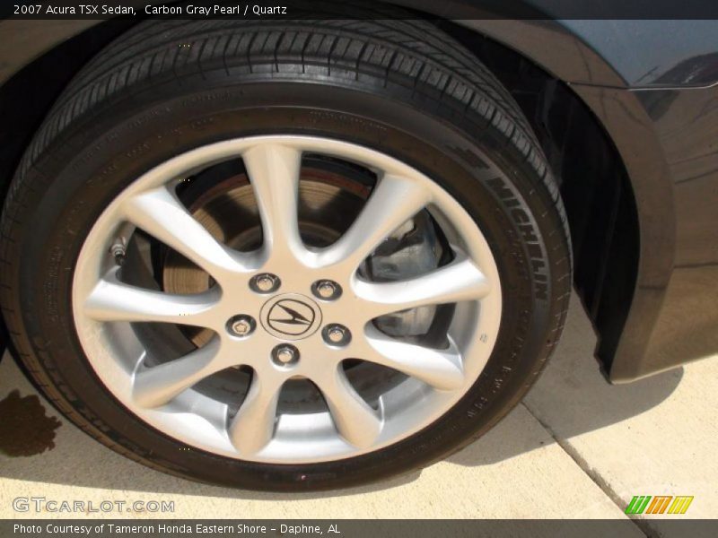 Carbon Gray Pearl / Quartz 2007 Acura TSX Sedan