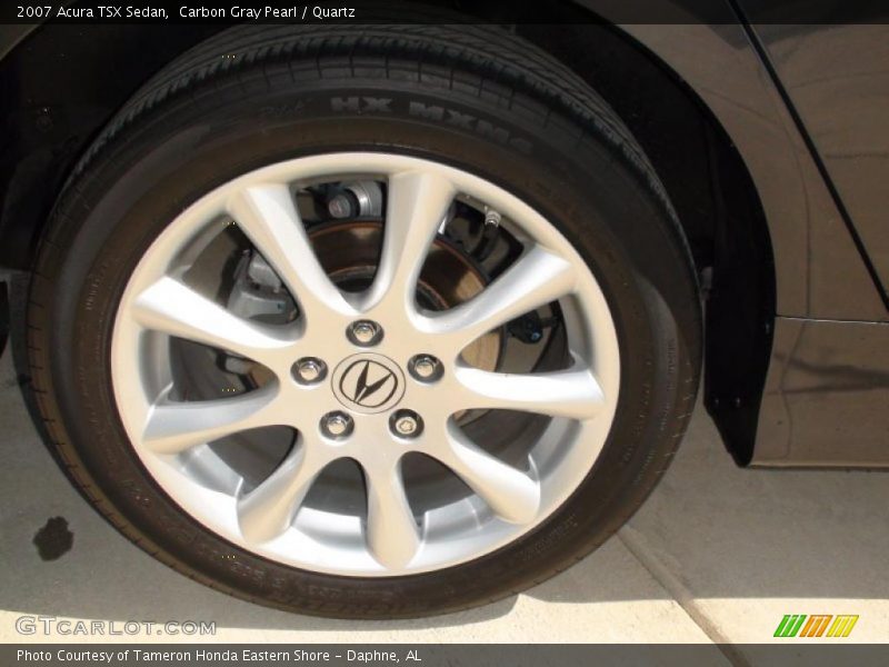 Carbon Gray Pearl / Quartz 2007 Acura TSX Sedan