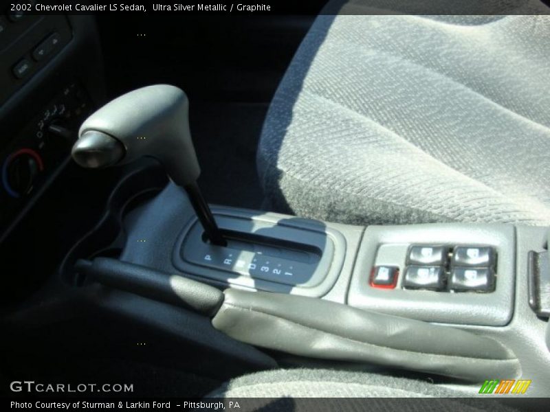 Ultra Silver Metallic / Graphite 2002 Chevrolet Cavalier LS Sedan