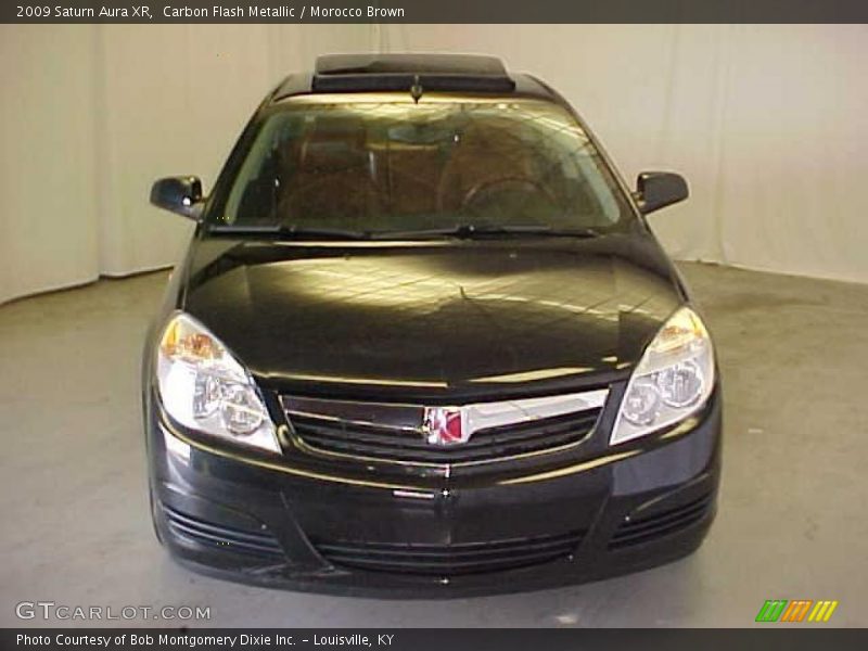 Carbon Flash Metallic / Morocco Brown 2009 Saturn Aura XR