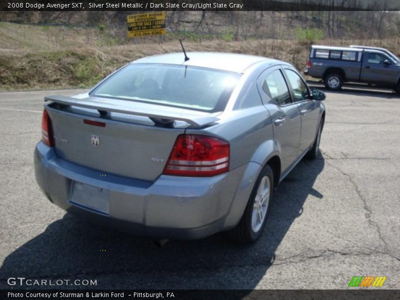 Silver Steel Metallic / Dark Slate Gray/Light Slate Gray 2008 Dodge Avenger SXT