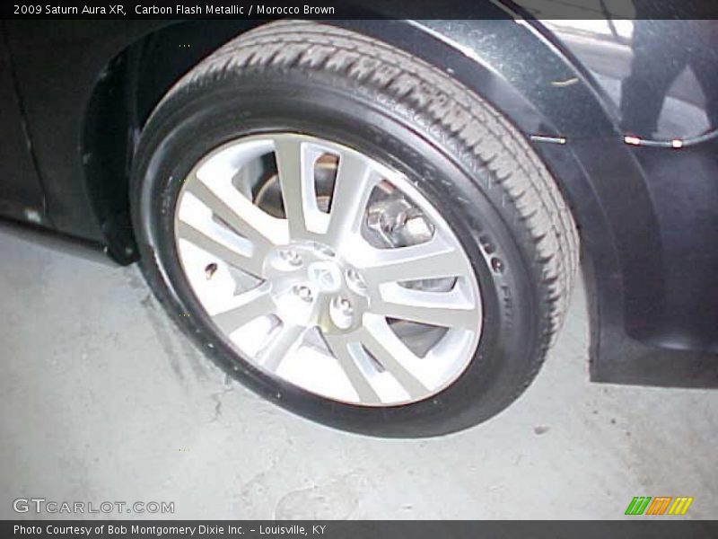 Carbon Flash Metallic / Morocco Brown 2009 Saturn Aura XR