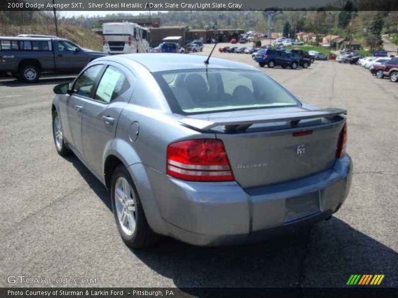 Silver Steel Metallic / Dark Slate Gray/Light Slate Gray 2008 Dodge Avenger SXT