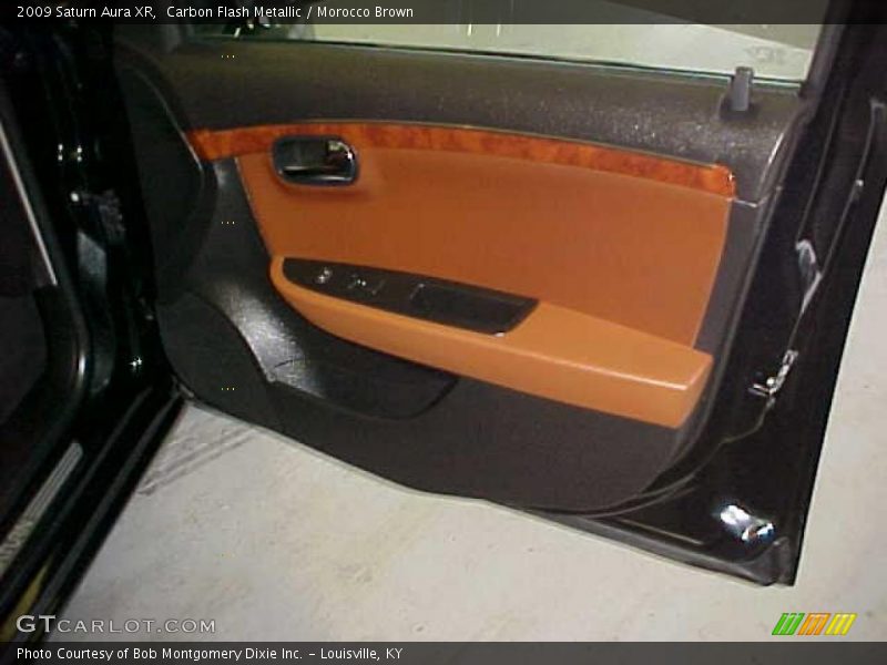 Carbon Flash Metallic / Morocco Brown 2009 Saturn Aura XR