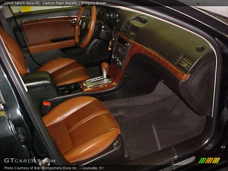 Carbon Flash Metallic / Morocco Brown 2009 Saturn Aura XR
