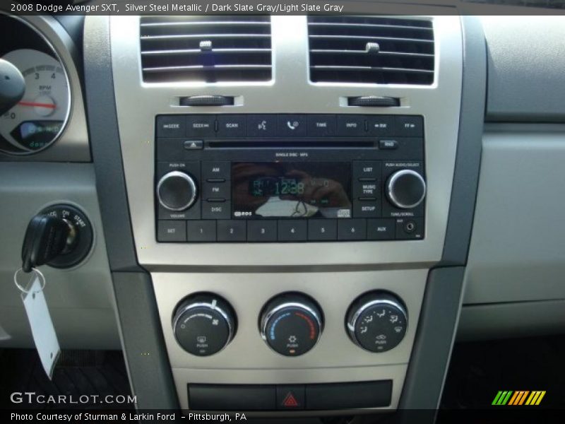 Silver Steel Metallic / Dark Slate Gray/Light Slate Gray 2008 Dodge Avenger SXT