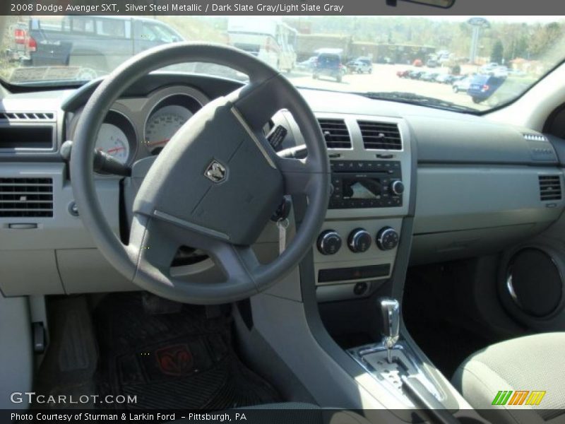 Silver Steel Metallic / Dark Slate Gray/Light Slate Gray 2008 Dodge Avenger SXT