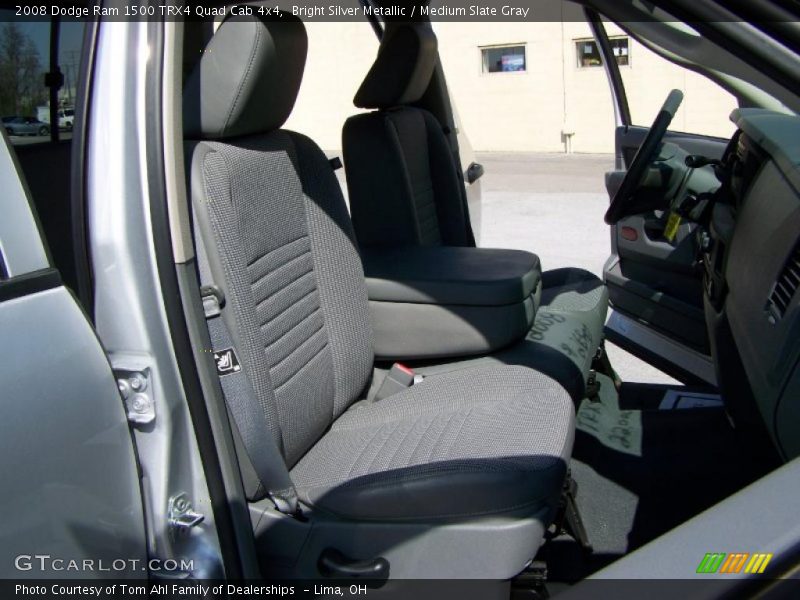 Bright Silver Metallic / Medium Slate Gray 2008 Dodge Ram 1500 TRX4 Quad Cab 4x4