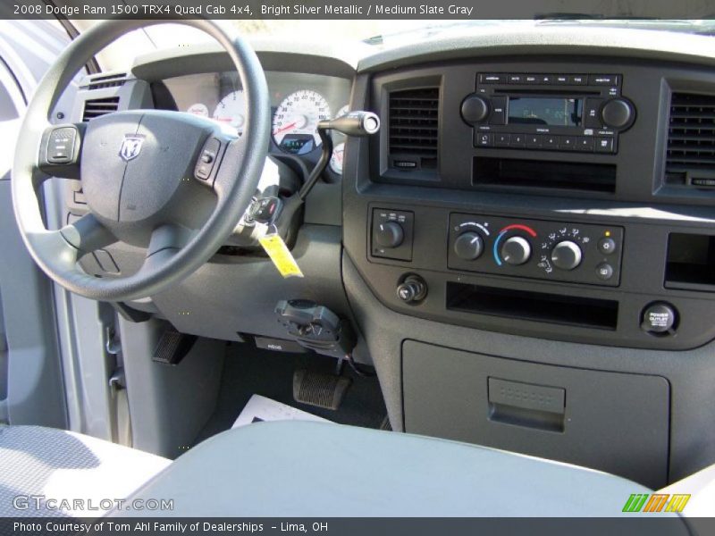 Bright Silver Metallic / Medium Slate Gray 2008 Dodge Ram 1500 TRX4 Quad Cab 4x4