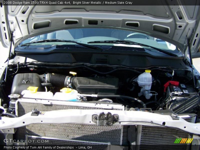 Bright Silver Metallic / Medium Slate Gray 2008 Dodge Ram 1500 TRX4 Quad Cab 4x4