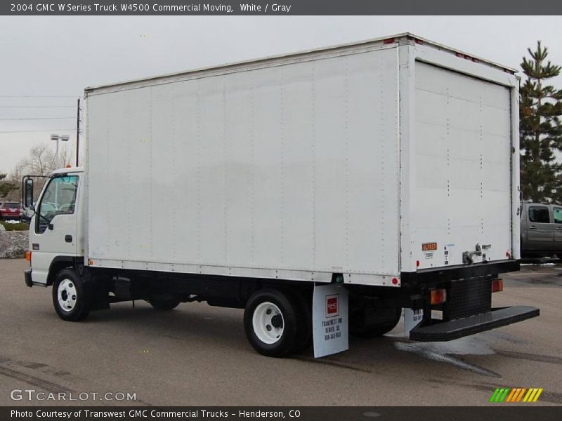 White / Gray 2004 GMC W Series Truck W4500 Commercial Moving