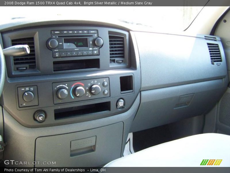 Bright Silver Metallic / Medium Slate Gray 2008 Dodge Ram 1500 TRX4 Quad Cab 4x4