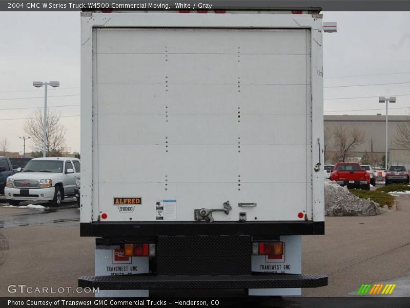 White / Gray 2004 GMC W Series Truck W4500 Commercial Moving