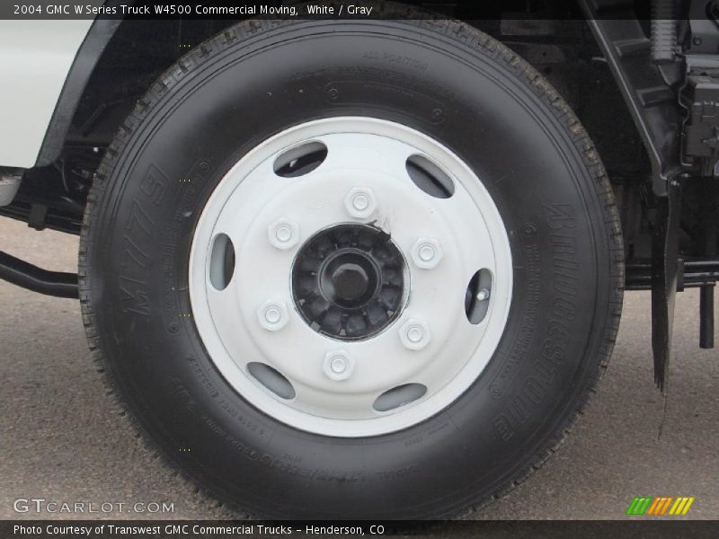 White / Gray 2004 GMC W Series Truck W4500 Commercial Moving