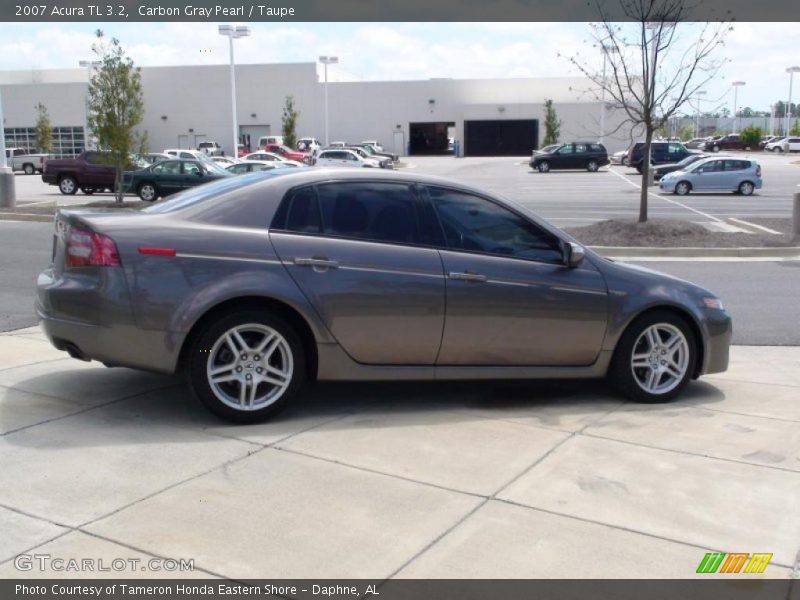 Carbon Gray Pearl / Taupe 2007 Acura TL 3.2