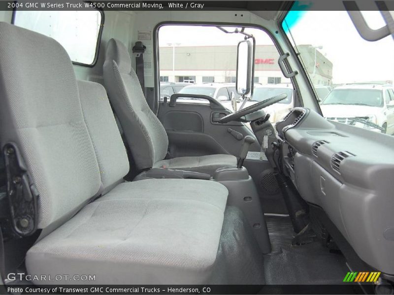 White / Gray 2004 GMC W Series Truck W4500 Commercial Moving