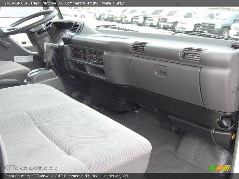 White / Gray 2004 GMC W Series Truck W4500 Commercial Moving