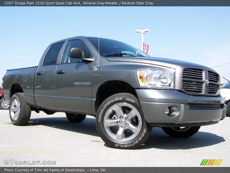 Mineral Gray Metallic / Medium Slate Gray 2007 Dodge Ram 1500 Sport Quad Cab 4x4