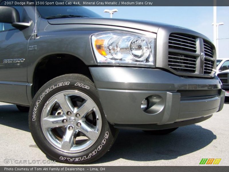 Mineral Gray Metallic / Medium Slate Gray 2007 Dodge Ram 1500 Sport Quad Cab 4x4