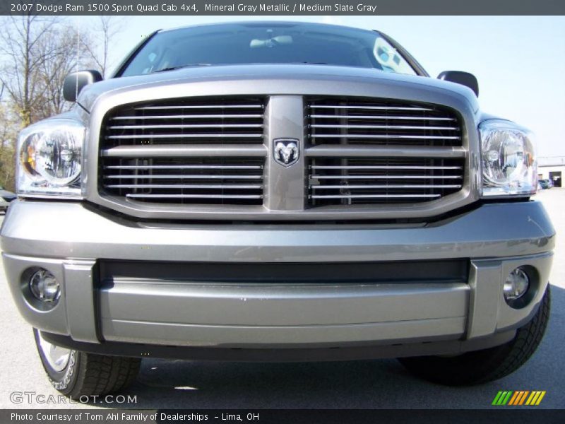 Mineral Gray Metallic / Medium Slate Gray 2007 Dodge Ram 1500 Sport Quad Cab 4x4
