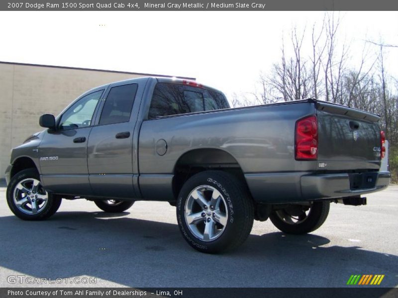 Mineral Gray Metallic / Medium Slate Gray 2007 Dodge Ram 1500 Sport Quad Cab 4x4