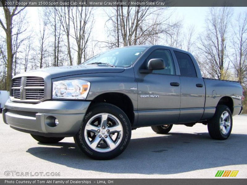 Mineral Gray Metallic / Medium Slate Gray 2007 Dodge Ram 1500 Sport Quad Cab 4x4