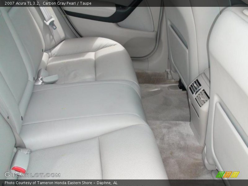 Carbon Gray Pearl / Taupe 2007 Acura TL 3.2
