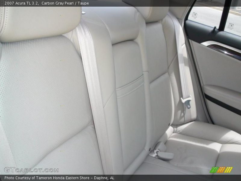 Carbon Gray Pearl / Taupe 2007 Acura TL 3.2