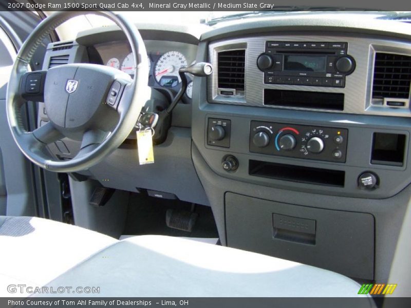 Mineral Gray Metallic / Medium Slate Gray 2007 Dodge Ram 1500 Sport Quad Cab 4x4