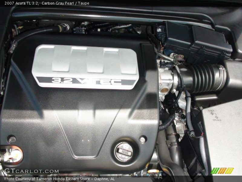 Carbon Gray Pearl / Taupe 2007 Acura TL 3.2