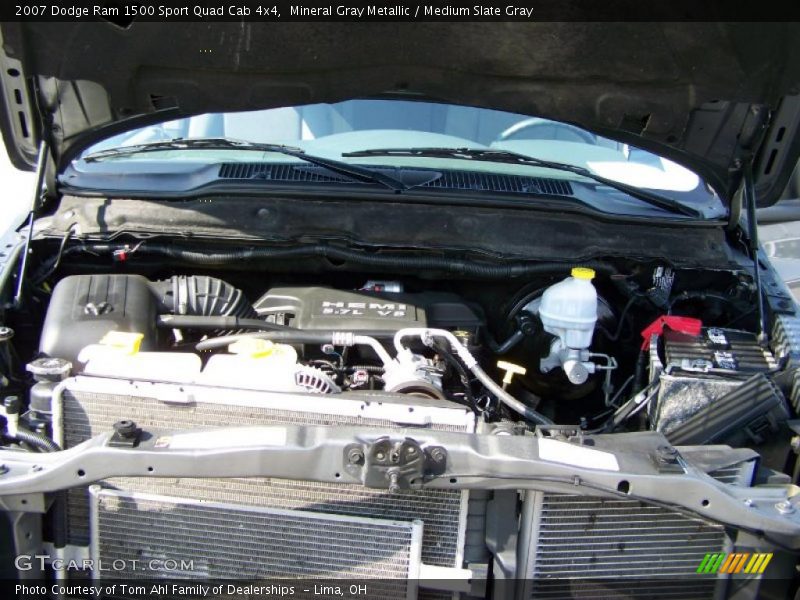 Mineral Gray Metallic / Medium Slate Gray 2007 Dodge Ram 1500 Sport Quad Cab 4x4