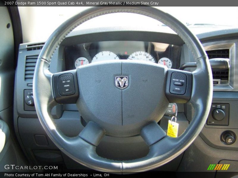 Mineral Gray Metallic / Medium Slate Gray 2007 Dodge Ram 1500 Sport Quad Cab 4x4