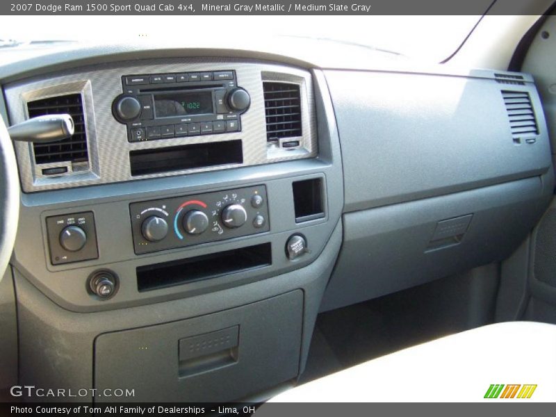 Mineral Gray Metallic / Medium Slate Gray 2007 Dodge Ram 1500 Sport Quad Cab 4x4