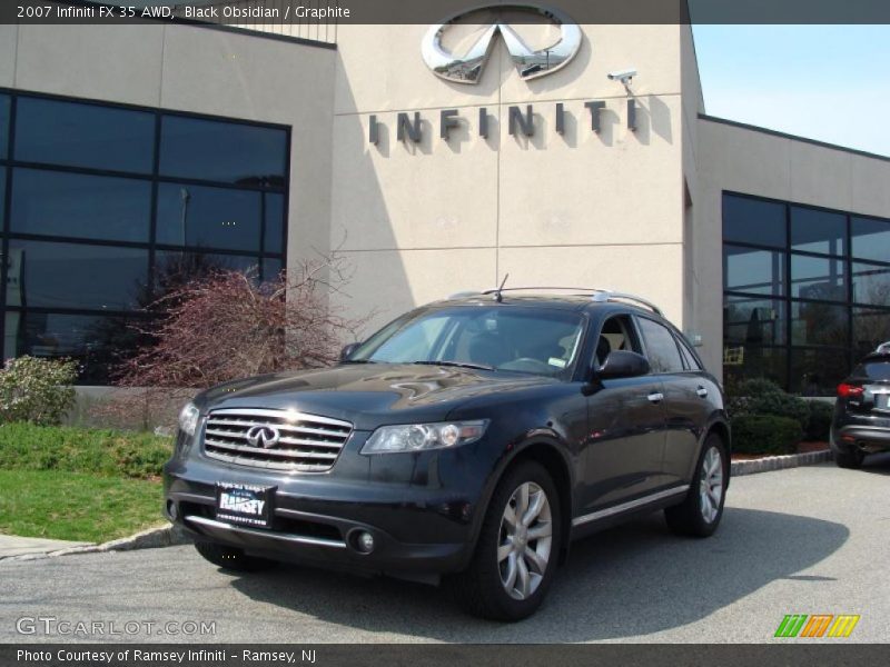 Black Obsidian / Graphite 2007 Infiniti FX 35 AWD