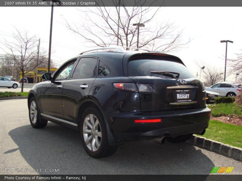 Black Obsidian / Graphite 2007 Infiniti FX 35 AWD