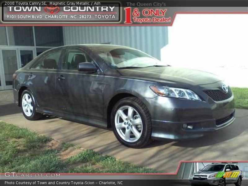 Magnetic Gray Metallic / Ash 2008 Toyota Camry SE